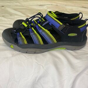 KEEN Newport H2‎ Hiking Water Sandals Women's 7 Blue Green
